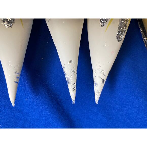 VTG Christmas Tree Ornaments Imperial Collection Sears Teardrop Shape - Picture 7 of 10